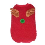 Meleg, karácsonyi mintás kutyapulóver, kutyaruha