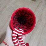 Mikulás Manó csúcsdísz vagy üveg ruha 