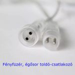 Karácsonyi jégcsap fényfüzér 6,6 méteres