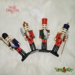 Diótörő fából faragott, 4db-os szett 