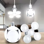 Összecsukható, labda formájú E27 UFO LED izzó