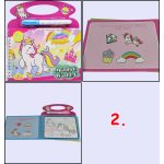 Vizes kifestőkönyv, mágikus varázs kifestő