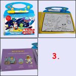 Vizes kifestőkönyv, mágikus varázs kifestő