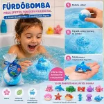 Fürdőbomba fürdőgolyó meglepetés játékkal állatos