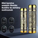Mini újratölthető elektromos borotva gravírozott fémházban
