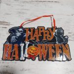 Halloween LED dekoráció tábla