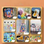 36db-os Akril filc készlet, kőre, textilre, fára, üvegre