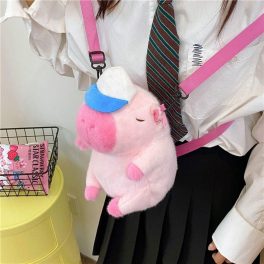 Capybara plüss hátizsák , válltáska , crossbody 