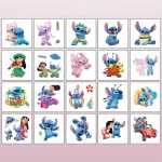20 db-os Stitch tetoválás, ideiglenes tetoválás, matrica gyerekeknek