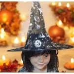 Halloween boszorkány jelmez szett, 2 részes , gyerek méret 
