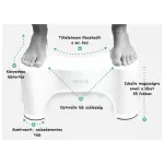 Lábtartó , fellépő wc-hez, az ideális testtartáshoz 