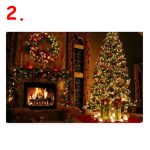 Karácsonyi, LED-es, világító falikép 