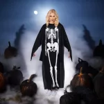 Csontváz lepel + maszk , Halloween jelmez