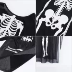 Csontváz lepel + maszk , Halloween jelmez