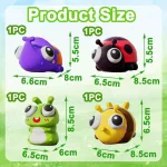Animal Squeeze Toys – Kiugró szemű squishy állatfigura