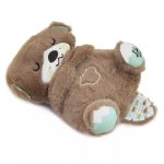 Alvó, lélegző szunyókáló plüss vidra 