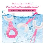 Innovatív, U alakú gyerek fogkefe 2-6 éves 