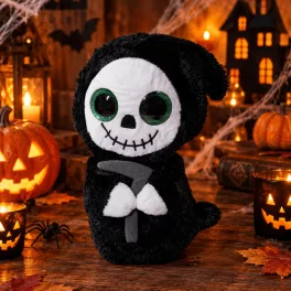 Halloween kaszás plüss figura