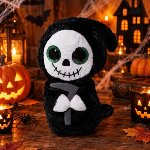 Halloween kaszás plüss figura