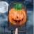 Halloween koponyás ajtócsengő-Ijesztő pókkal, világító szemekkel, rémisztő hangokkal