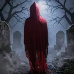 Kísérteties kaszás Halloween jelmez maszkkal