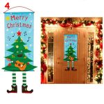 Ajtóra, falra akasztható karácsonyi szalagdísz, zászló