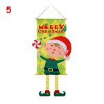 Ajtóra, falra akasztható karácsonyi szalagdísz, zászló