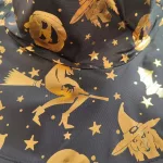 Boszorkány mintás köpeny Halloween , boszorkány, varázsló palást arany
