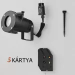 Projektor, kültéri kivetítő, 20 ünnepi mintával