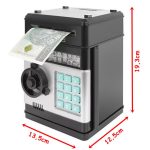 Elektromos, számzáras széf persely , kek