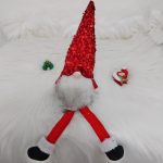 Világító karácsonyi skandináv manó 23cm