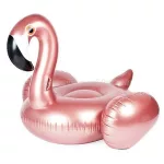 Óriás felfújható úszósziget, matrac, Flamingó 195x200x120 cm 