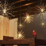  Micro LED-es tüzijáték dekoráció, 500 LED