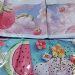 Vízen lebegő gyümölcsös, glitteres függőágy, hálós matrac