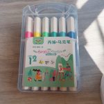 12db-os Akril filc készlet, kőre, textilre, fára, üvegre