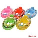 Kicsi autó formájú , beülős úszógumi 6 hónapos kortól 