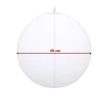 Felfújható vízen úszó LED medence hangulatvilágítás, gömb alakú 40 cm