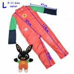 Bing nyuszi jelmez sapkával 