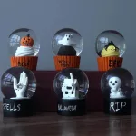 Halloween hógömb készlet – 6 db-os dekoráció