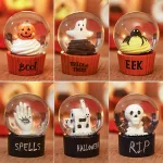 Halloween hógömb készlet – 6 db-os dekoráció