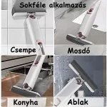 Hordozható, kézi Mini mop, felmosó, takarító 