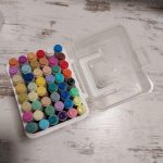 48db-os vékony Akril filc készlet, kőre, textilre, fára, üvegre