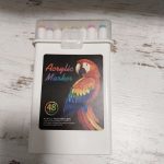 48db-os vékony Akril filc készlet, kőre, textilre, fára, üvegre