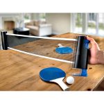 Ping-pong háló, kihúzható, hordozható asztalitenisz szett