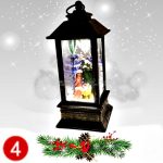 Karácsonyi mintás LED lámpások