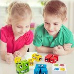 Kézségfejlesztő emoji, arc kirakós fejlesztő játék 