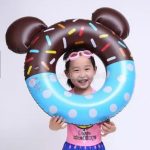 Disney fánk úszógumi, felfújható Mickey & Minnie donut 80cm