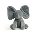 Interaktív, éneklő, zenélő plüss, "kukucs" elefánt 