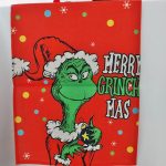 Grincs asztali futó , karácsonyi terítő asztal közép