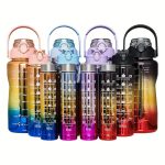 3 db-os motívációs kulacs szett, ombre, metal színben 